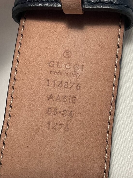 Gucci Womens Belt GG Double Buckel Style 114876-AA61E main image 2
